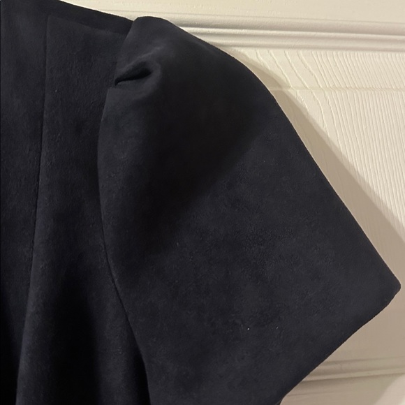 Calvin Klein Dark Blue Mini Dress, suede like material - Picture 2 of 5